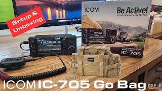 ICOM IC705 Go Bag Setup amp Demo [upl. by Leitman861]