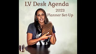 🍷 quotLOUIS VUITTON DESK AGENDAPLANNER SET UP 2023quotwith DR STACEY WILLIS 🍷 [upl. by Beach471]