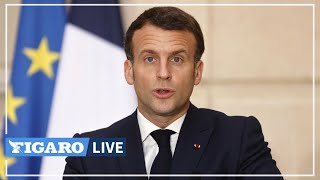 🔴 Confinement fermetures décoles vaccins TOUTES LES ANNONCES dEmmanuel Macron [upl. by Nyleahs]