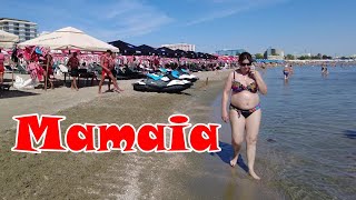 Plaja Mamaia Mamaia Beach part1 Romania August 2024 DJI Pocket2  travel calatorie vlog diary [upl. by Nnahgem]