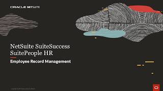 NetSuite SuiteSuccess SuitePeople HR Employee Record Management [upl. by Rossi]