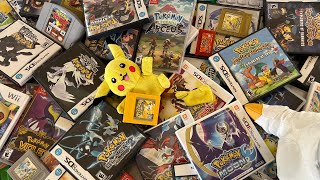 My ENTIRE POKEMON GAME COLLECTION  LuigiFan [upl. by Korrie]