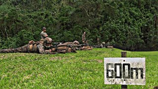 US Marines From Chaos Company Compete In Target Shooting In Tahiti [upl. by Nosnev]