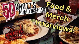 Knotts Scary Farm Nightmares Revealed 2023 Food amp Merch Interviews [upl. by Helas]