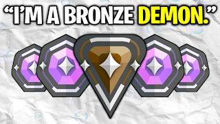 This Bronze LEGIT thinks he Deserves DIAMOND I tested him [upl. by Bianka]