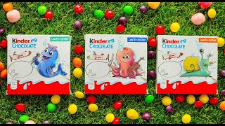 Unusually pleasant l Unpacking Kinder Chocolate l Satisfying Chocolate Video ASMR sounds🍭 [upl. by Eelsha]