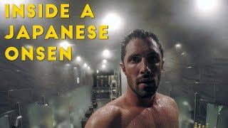 My First Japanese Onsen Experience  Nozawa Onsen [upl. by Kermy]