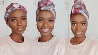 6 SIMPLE QUICK amp EASY WAYS TO STYLE 1 HEADWRAPTURBANHEADSCARF [upl. by Ynavoeg]