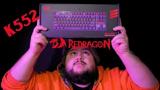 Redragon K552 Mechanical Gaming Keyboard 87 Key Rainbow LED Budget Keyboard Review [upl. by Ddal]