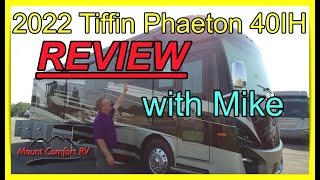 NEW 2022 Tiffin Phaeton 40IH Review  Mount Comfort RV [upl. by Zanlog]