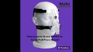 How to Wear a BiPAP or Cpap Full Face Mask StepbyStep Guide [upl. by Dawna673]