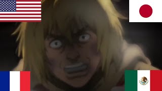 Vinland Saga Askeladd’s Death In Various Languages [upl. by Ilaw]