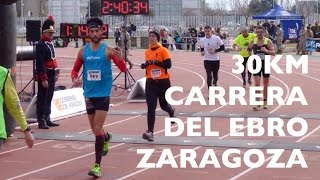 30KM CARRERA DEL EBRO ZARAGOZA 2015  ¡Por el campo de maniobras del ejército [upl. by Ernst412]