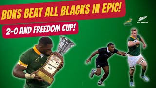 Springboks Triumph 1812 Over All Blacks Game Review Stats amp Star Performers [upl. by Grindlay]