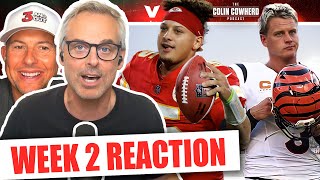 Reaction to BengalsChiefs SaintsCowboys 49ersVikings JetsTitans Packers  Colin Cowherd NFL [upl. by Fern]