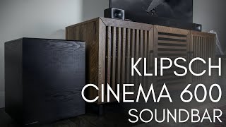 Klipsch Cinema 600 Soundbar Review  Klipsch Home Theater Solution [upl. by Nomit935]