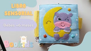 Libro sensorial de fieltro  Bebés 6 meses 18 meses [upl. by Titania997]