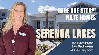 Model Home Tour  Pulte Homes  Serenoa Lakes  One Story Plan  Moving to Disney [upl. by Einahpetse]