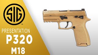 Présentation SIG SAUER P320 M18 GAZ AIRSOFT [upl. by Serolod364]