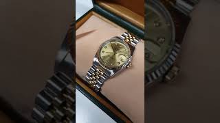 Rolex Datejust 16233 Champagne Diamond Dial for Sale [upl. by Melborn]