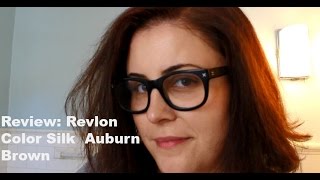 Review Revlon Color Silk Auburn Brown Hair Color [upl. by Ciryl]