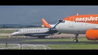 EASYJET A320NEO EUROPCAR LIVERY ARRIVAL AT MANCHESTER [upl. by Assenahs]