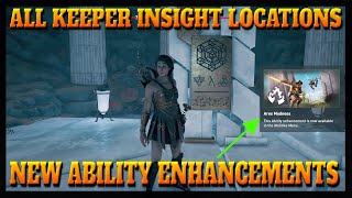 Assassins Creed Odyssey Fate of Atlantis  All Keepers Insights Locations  Gathering Strength [upl. by Anasor]