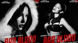 Zendaya amp Lily Aldridge quotBad Bloodquot Taylor Swift Posters [upl. by Elo353]