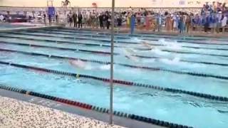 Boys 100 Yard Free from the Zionsville and HSE Dual Swim Meet in Fishers IN [upl. by Sakmar]