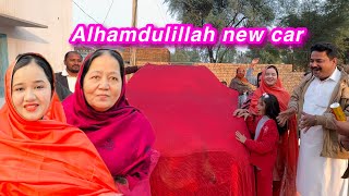 Alhamdulillah new car  village m celebration 🎉  Sitara Yaseen vlog [upl. by Eirovi572]