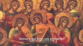 Gautier de Coincy 13th c Amours qui bien ses enchanter [upl. by Allemaj]