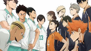 Kararuno vs Aoba Johsai FULL Match Haikyuu [upl. by Gearhart]