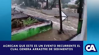 Desborde de ríos por lluvias [upl. by Eelyme]