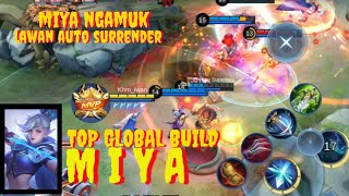 Miya build pascol naga hitam ngamuk lawan auto surender [upl. by Akirat]