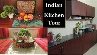 How To Organize SMALL Indian Kitchen  My kitchen tour  Indian Kitchen Organization Tips [upl. by Xuaeb]