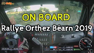 ON BOARD JeanPhilippe DAYRAUT  Rallye Orthez Béarn 2019 [upl. by Nosemaj]