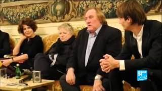 Gérard Depardieu se réjouit davoir obtenu le passeport russe [upl. by Chirlin640]