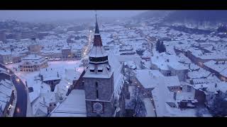 Winter morning over Brasov [upl. by Craig]