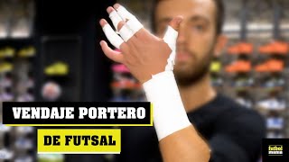 VENDAJE PARA PORTEROS DE FÃšTBOL SALA  Dedos y munÌƒeca [upl. by Saunderson]