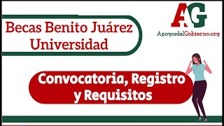 Como solicitar la Beca Bienestar Benito Juárez Universidad  Nivel Superior Registro 20212022 JEF [upl. by Ainex311]