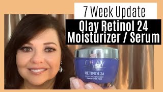 OLAY RETINOL 24 UPDATE AFTER 7 WEEKS USE Results [upl. by Qidas446]