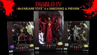 McFarlane ™ Diablo IV ™ 6 x Figuren Unboxing amp Preview  Vorschau  Neuheiten  News [upl. by Priebe127]