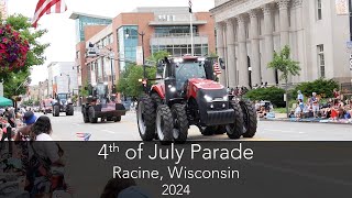 2024 July 4th Parade Racine WI [upl. by Oivalf]