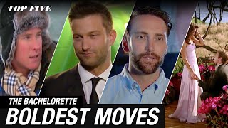 Top Five Boldest Moves  The Bachelorette [upl. by Alemap188]