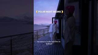 ITS OFFICIAL 😲🪄🌛  Polar Night begins svalbard [upl. by Alket492]