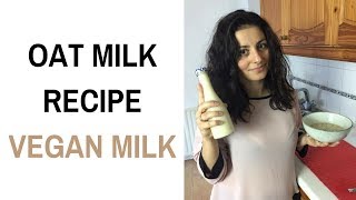 HOW TO MAKE OAT MILK  Oat Milk Recipe  Christina Tsiripidou [upl. by Galanti983]