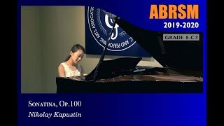 青苗琴行 x 香港演藝精英協會 ABRSM Piano 2019  2020 Grade 8 C3 Sonatina Op100 [upl. by Urion]