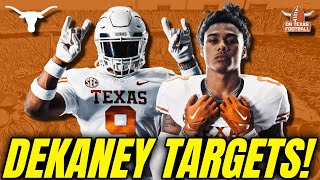 TE Nick Townsend amp WR Tanook Hines Give Recruiting Updates  Texas Longhorns Football  Recruiting [upl. by Ibot]