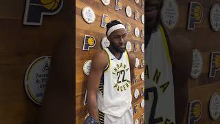 Indiana Pacers Media Day 2023 Isaiah Jackson media availability [upl. by Cordey]