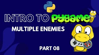 Pygame Tutorial for Beginners  Python Game Development Course  Multiple Enemies [upl. by Alexandria]